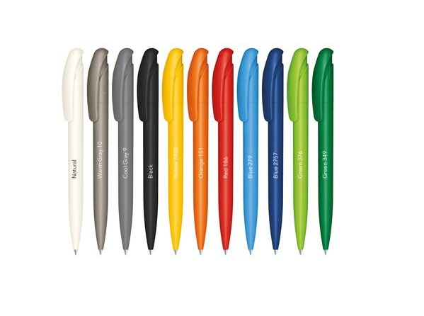 Range of coloured pens