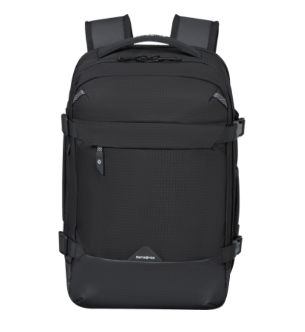 Black Branded Rucksack